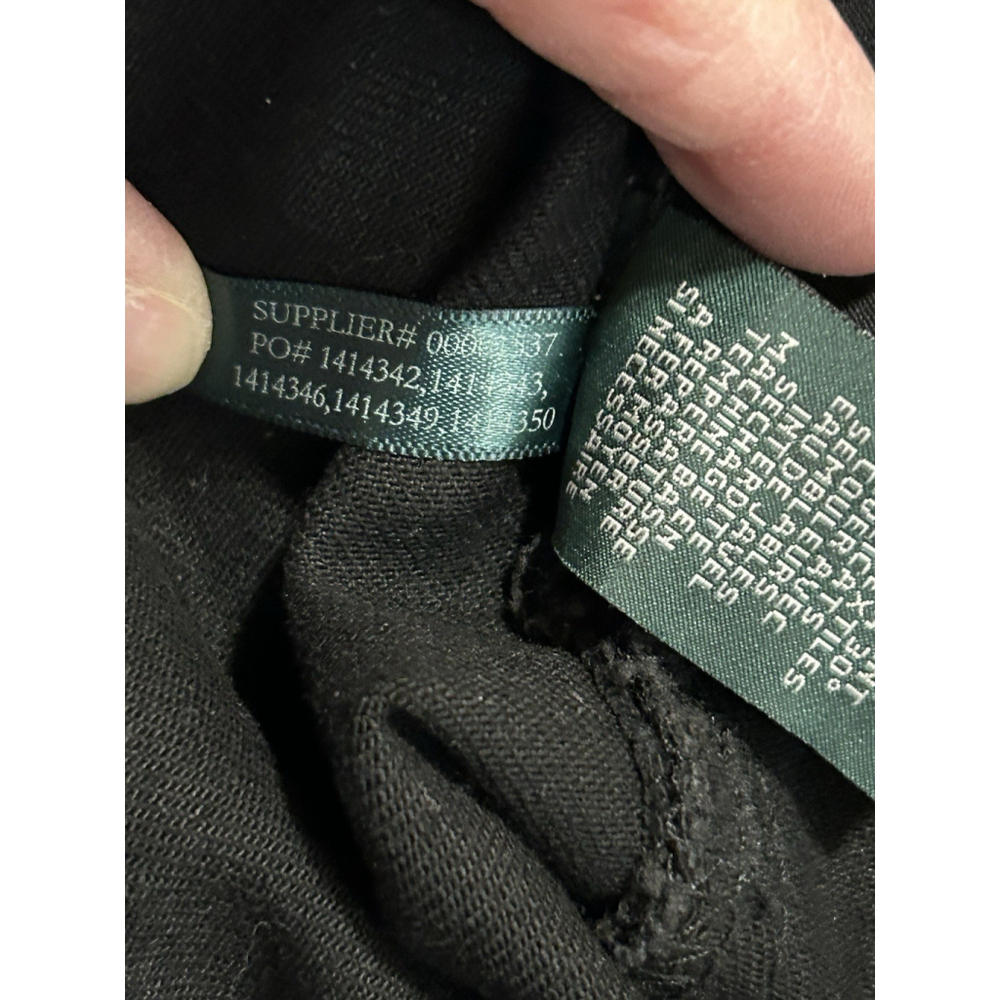 Lauren Ralph Lauren Size 16 Black Jeans Pants Classic straight Five Pocket EUC - Picture 5 of 10
